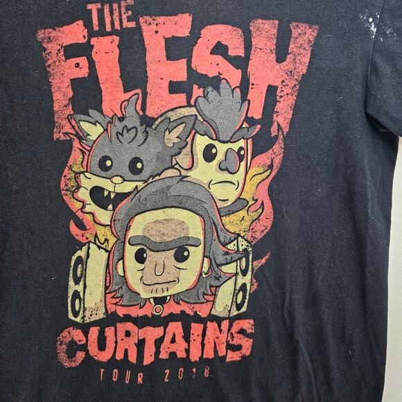 Pop! Tees The Flesh Curtains Tour 2018 size Small - Picture 2 of 5